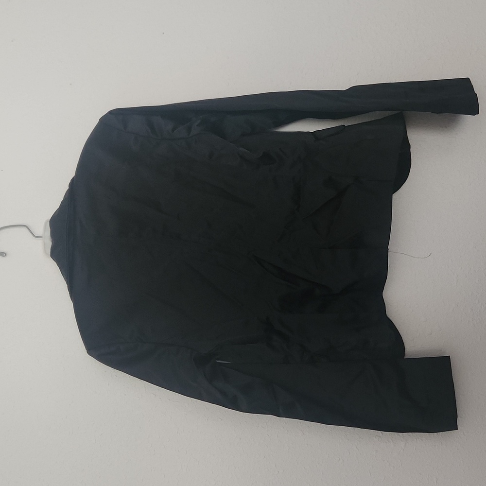 🌞2/$30 // EXPRESS DESIGN STUDIO: Black Satin Blazer - Picture 8 of 8